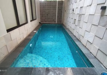 Kolam renang desain elegan buatan dayanapool di purwakarta