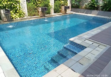 Kolam renang dengan desain mewah di sukabumi buatan dayanapool