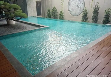 Kolam renang bautan dayanapool di Purwakarta dengan desain menawan
