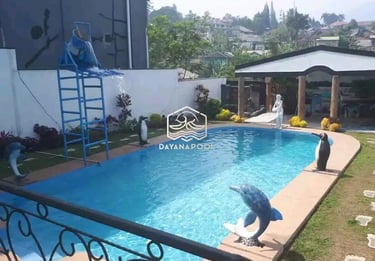 Kolam renang bautan dayanapool di Indaramayu dengan desain menawan
