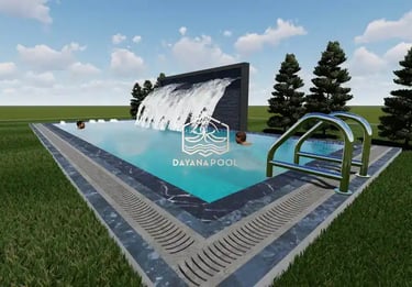 Desain 3D kolam renang impian di Bandung oleh DayanaPool.