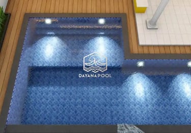 Desain 3D kolam renang impian di Bandung oleh DayanaPool.