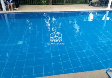 Kolam renang elegan dan minimalis di sukabumi Buatan dayanapool