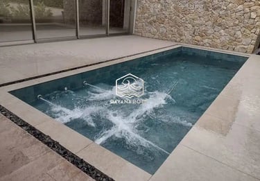 Kolam renang bautan dayanapool di Jakarta Selatan dengan desain menawan