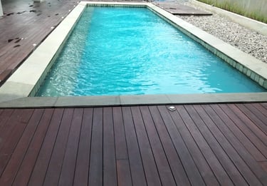 Kolam renang bautan dayanapool di Banten dengan desain menawan