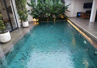 Kolam renang bautan dayanapool di Tasikmalaya dengan desain menawan