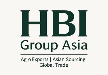 Official logo of HBI Group Asia — global trade and export infrastructure platform.
