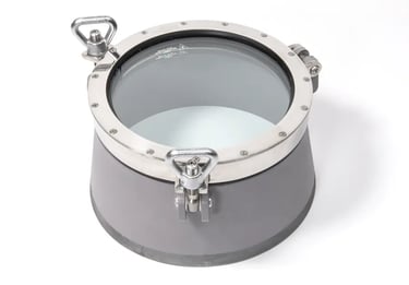 300mm opening porthole - full stainless