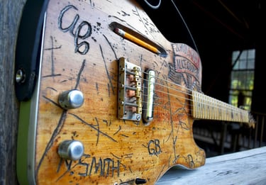 Tumbleweed "School's Out" Custom, American Handcrafted Electric Guitar.  Based on Cooper's album.
