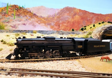 Polar Express Model Train at Gilbert Model Railroad Club