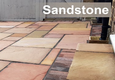 Sandstone Paving Raised Timber Sleeper Planter Seating Romford, Hornchurch, Upminster, Brentwood