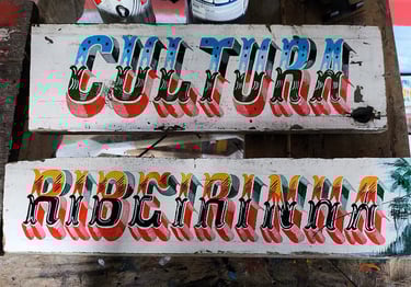 "Letras & Filetes: Memória Afetiva e Latinidades", em cartaz no Sesc Ipiranga