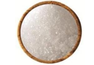 Decorative pink salt block on wrought iron stand for kitchen or wellness room display