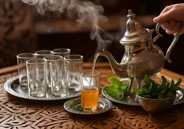 Moroccan mint tea