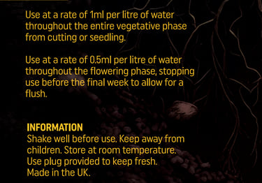 Dilution rates for using Nordic Rooter.
