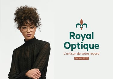 Logo - identité visuelle - Opticien - Royal Optique - Orléans - Amy Atelier Graphique