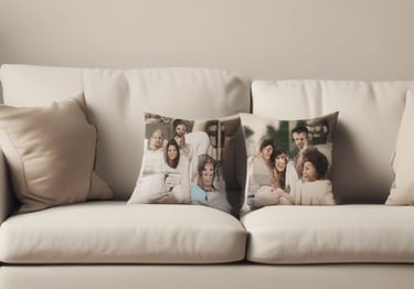 A vibrant collage showing personalized gifts, fashion items, and home decor from the online store.