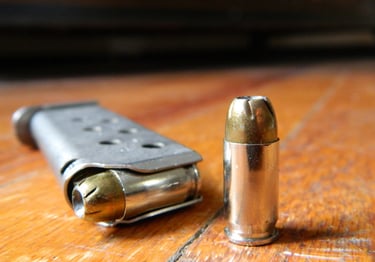 .380 magazine with defense round ammo