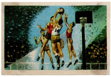 1959 CHOCOLATES tORRAS sPANISH bASKETBALL cARD #158