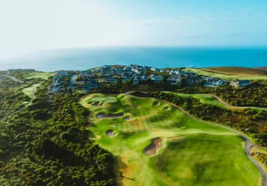 Pezula Nature retreat aerial shot for Elevate Fitness Retreat in garden Route South Africa