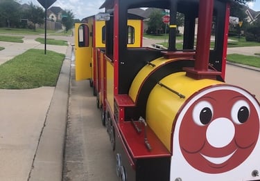 lucas the multicolor train