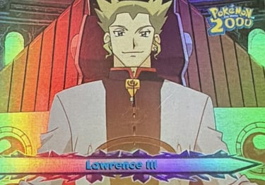 14 Lawrence 3 Topps Pokémon The Movie 2000 rainbow foil
