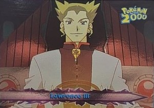 14 Lawrence 3 Topps Pokémon The Movie 2000 back silver foil