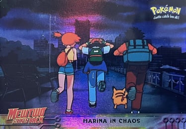 14 Marina in Chaos Topps Pokmon The First Movie rainbow foil