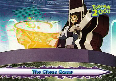 15 The Chess Game Topps Pokémon The Movie 2000