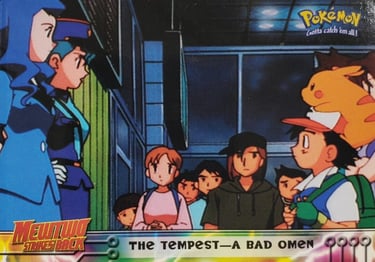 15 The Tempest A Bad Omen Topps Pokémon The First Movie