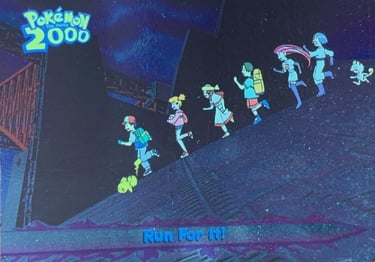 41 Run For it! Topps Pokémon The Movie 2000 silver foil