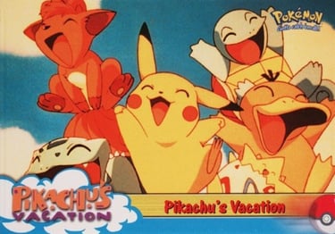 42 Pikachu's Vacation Topps Pokémon The First Movie