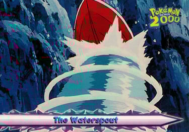 42 The Waterspout Topps Pokémon The Movie 2000
