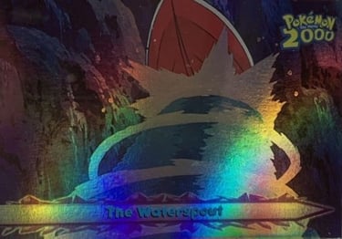 42 The Waterspout Topps Pokémon The Movie 2000 rainbow foil