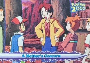 69 A Mother's Concern Topps Pokémon The Movie 2000