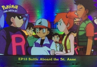 EP15 Battle Aboard the St. Anne Topps Pokémon series 2 US rainbow foil