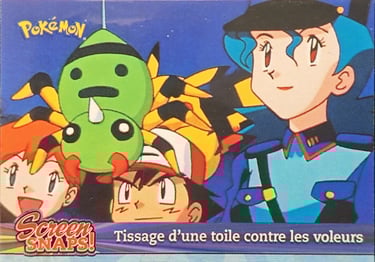 Snaps15 Tissage d'une toile contre les voleurs topps série 3 Jotho