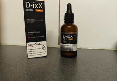 flesje D-ixX op basis van aragan olie