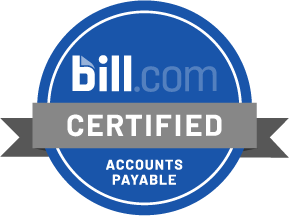 a accounts payable certified badge