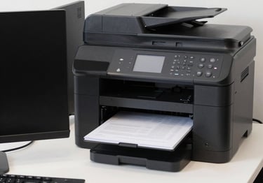 A modern workspace showing various tech and multimedia equipment available for reservation.