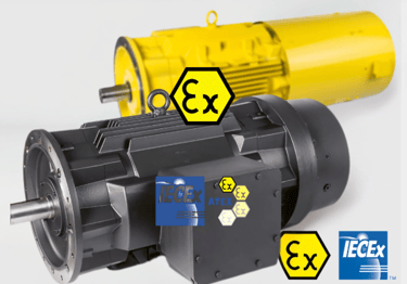 Ex proof motors, ATEX compliant