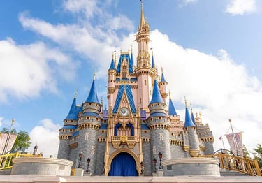 castillo de cenicienta en magic kingdom en el walt disney world