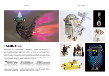 Dezine magazine article on artist Tal Avitzur, pages 114-115.