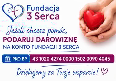 Fundacja 3 Serca Darowizna