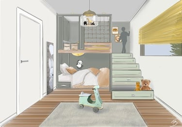 Conception chambre d'enfant
