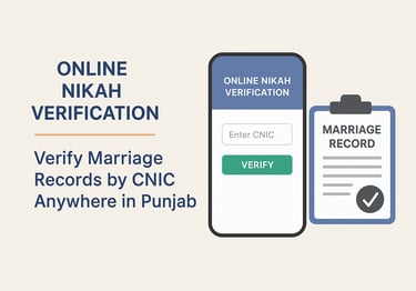 check marriage status online