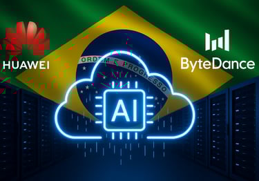 Huawei e ByteDance apostam no Brasil com investimentos bilionários em nuvem e inteligência artificia