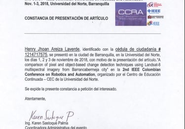 CCRA-2018 Certificate