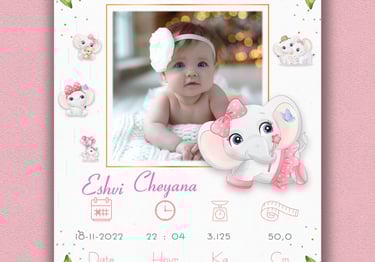 Faire-part de naissance