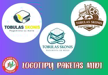 Logotipų kūrimas - Paketas MIDI